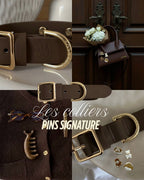 Collier à pins chocolat